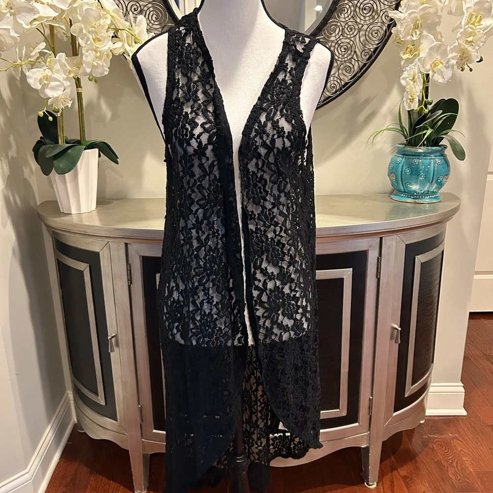 Freshman Black Lace Women’s Robe